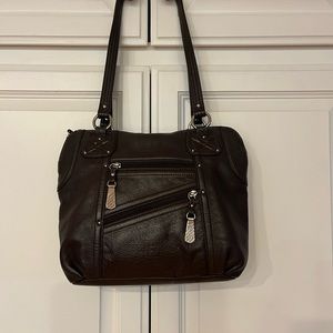 Stone Mountain brown leather purse